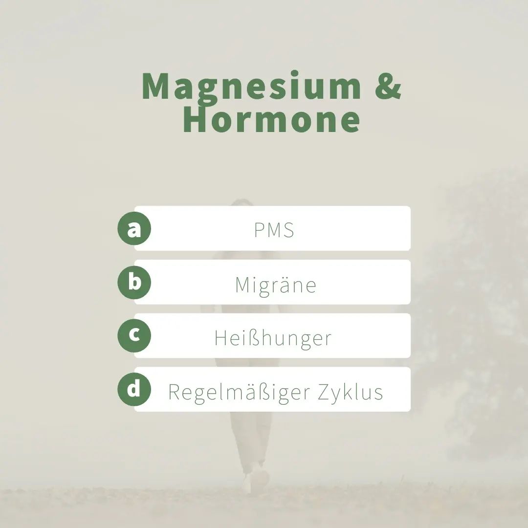 Magnesium ist eines meiner Lieblingspräparate für die hormonelle Gesundheit. 💃 
Ich persönlich nehme 300 mg Magnesiumglycinat direkt nachdem Abendessen.

Magnesium unterstützt bei:

❤Hormonbalance 

❤PMS

❤hormonell bedingter Migräne

❤Insulinresistenz

❤Heißhunger auf Zucker

❤Zyklusregelmäßigkeit

Bevor du supplementierst solltest du aber immer mit einer Fachperson reden. Dosierung, Dauer und Zeitpunkt der Einnahme spielen eine große Rolle. 

Du hast Fragen dazu stelle sie mir gerne in den Kommentaren 🤗

QUELLE:https://femna.de/magnesium-fur-hormone

#fruchtbarkeit#frauengesundheit#zyklusbeschwerden#pms#Zyklusphasen#zyklusernährung#hormonbalance#hormongleichgewicht#endometriose#pcos#ernährungsberatung#salutogenese#salzburg#kinderwunsch2022#kinderwunsch2021#ernährung#diaetologin#diaetfreigluecklich#magnesium#mitochondrien#energie